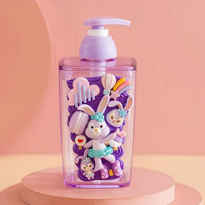 Kids Foam Soap Cartoon Lotion Dispenser Shampoo Bottle​​​​​​​ 16x7x8cm Pump  Vinyl Travel - AliExpress