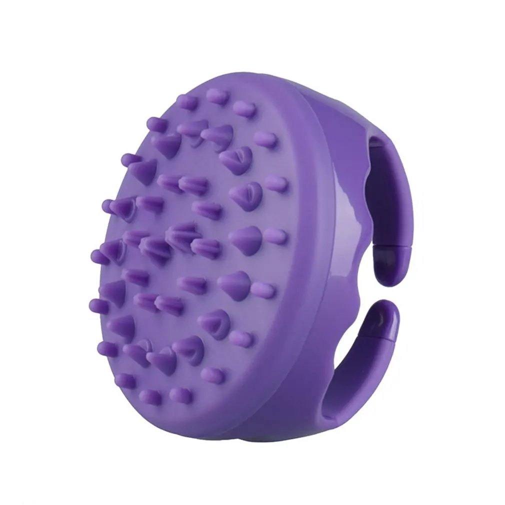 

Spa Slimming Massage Brush Soft Silicone Head Body Shampoo Scalp Massage Brush Comb Hair Washing Comb Shower Bath Brushes