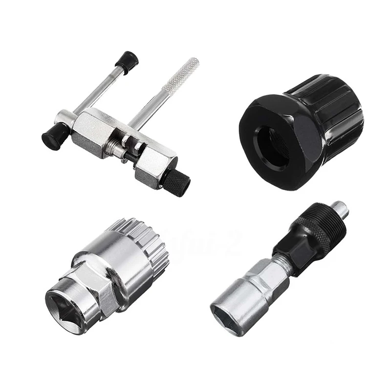 

4Pc Mountain Bike MTB Bicycle Crank Chain Axis Extractor Removal Repair Tool Kit