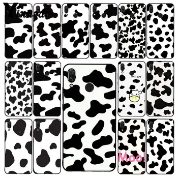 

Yinuoda Cow Pattern Black White Phone Case for Xiaomi Redmi Note 7 5 4 Redmi 5plus 6A Note8 4X Note8Pro