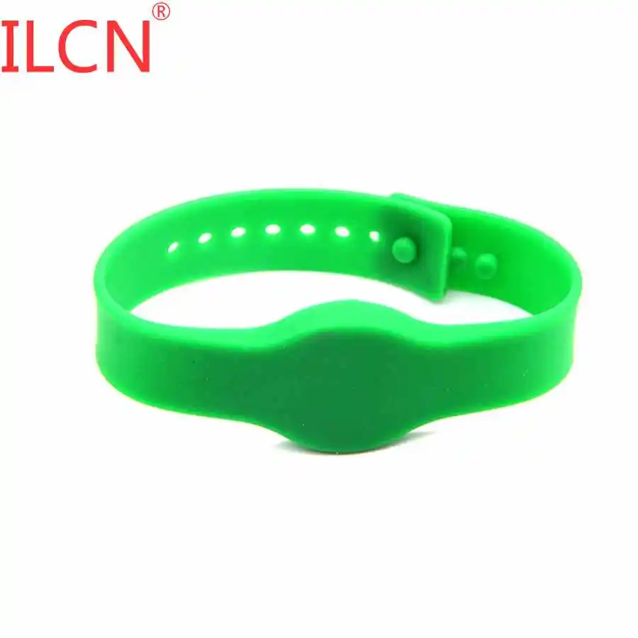 1pcs Random Color S50 1K 13,56 MHz IC регулируемый водонепроницаемый силиконовый браслет только для чтения RFID брелок смарт-тег карта контроля доступа Быстрая 1 шт - Цвет: 1pcs Random Color