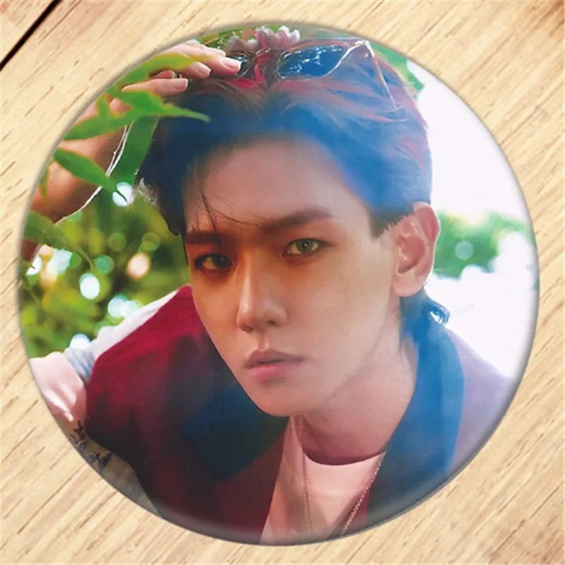 Kpop EXO CHANYEOL KAI SEHUN брошь на булавке Значки для одежды украшение для рюкзака ювелирные изделия B061