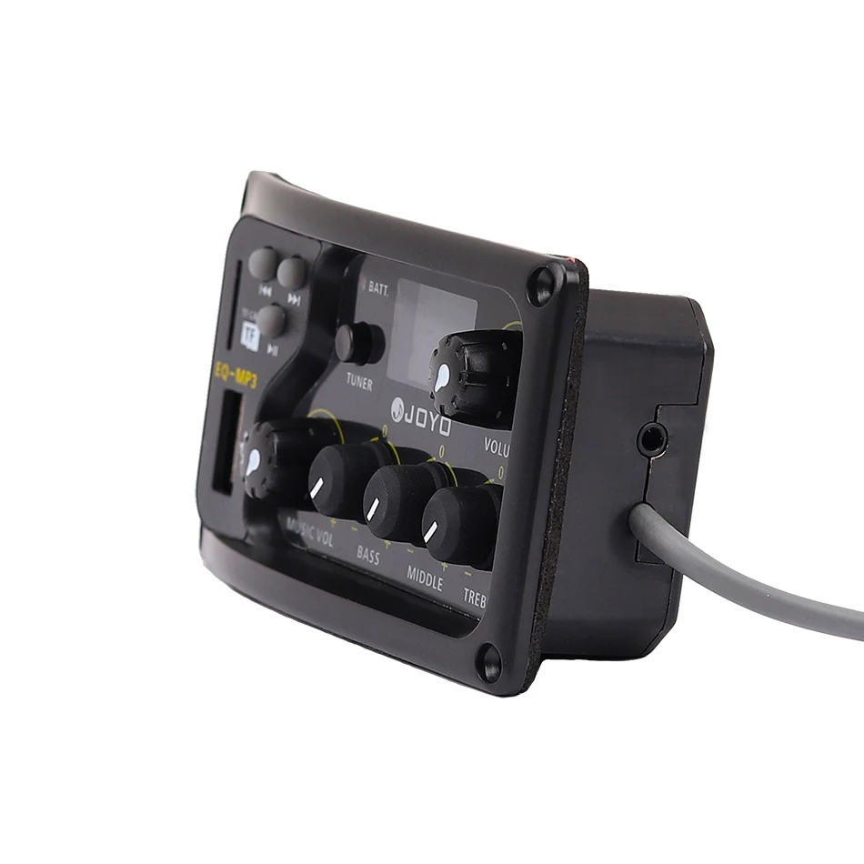 Ajuste de Volune eq com Função Mp3 e Sintonizador Joyo Musical Equalizador Captador Display Lcd Baixo Médio 3-band - Image 3