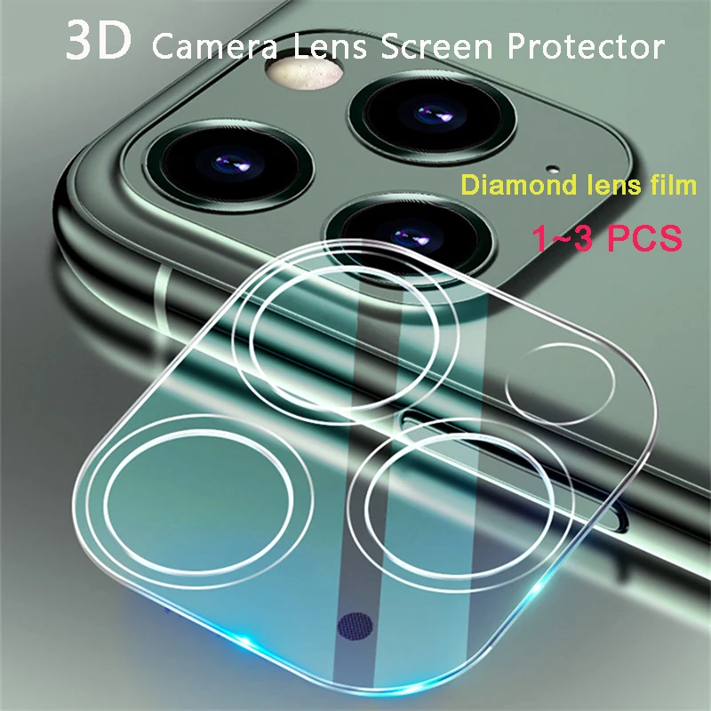 Защитное стекло для 3D камеры iPhone 11 Pro XS Max XR X полное покрытие защитная пленка