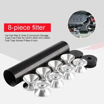 

Car fuel filter 8 Units D Aluminum Storage Cups Fuel Filter for NAPA 4003 WIX 24003 Fuel Trap Solvent Filters 9 Inch