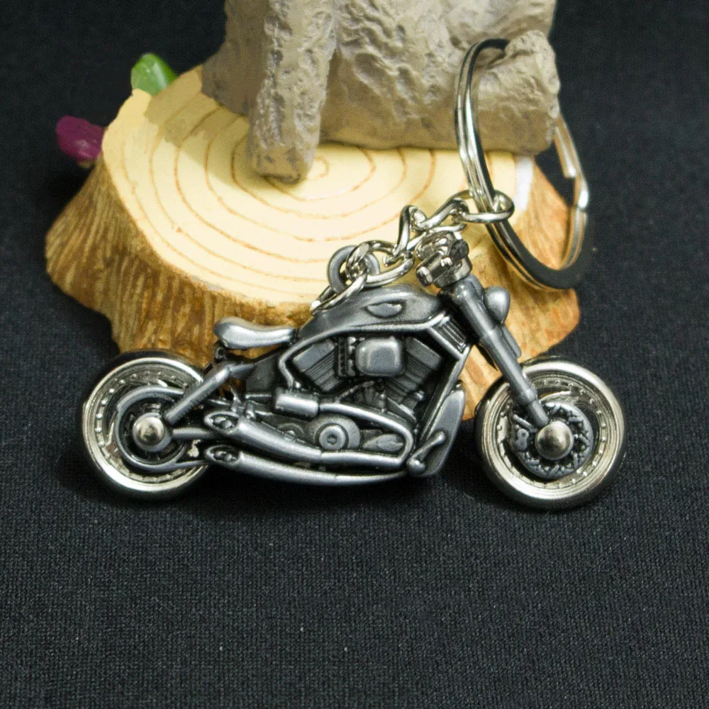 

Manufacturers Direct Selling Motorcycle Keychain Creative Harley Style Motorcycle Model Metal Pendant Customization of Individua
