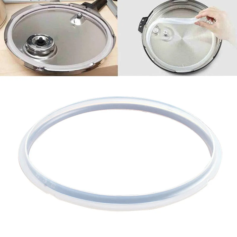 

2L 2.5L 2.8L 3L 4L 5L 6L 8L Replacement Sealing Ring Pressure Cooker Gaskets Rubber Clear Electric Ring For Cooking Tool