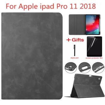 

Case for iPad Pro 11 2018 Magnetic Stand PU Leather Protective Case Smart Cover Auto Sleep/Wake for iPad Pro 11" New Tablet Case