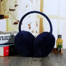 Зимние наушники имитация кролика женские наушники теплые большие плюшевые 95AB