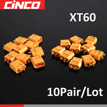 

10 pairs / Lot XT 60 60 A Max Bullet Connectors Plug RC Lipo Battery xt-60 XT60U For RC Lipo Battery Quadcopter Multicopter