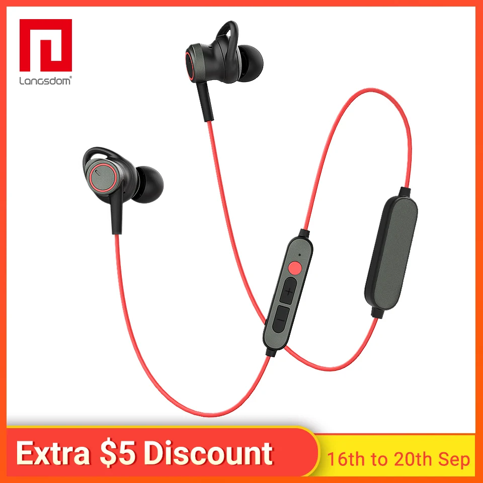 

2019 Langsdom Earphone Bluetooth Wireless Headphone for Phone Sport Earphones Magnetic Earbuds audifonos bluetooth inalambrico