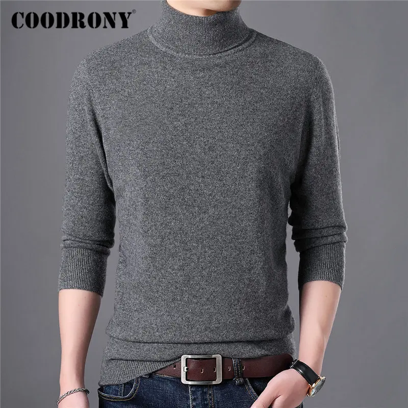 COODRONY Brand Sweater Men Casual Turtleneck Pull Homme Australian Wool Pullover Men Winter Thick Warm Cashmere Sweaters 93053 COODRONY Brand Sweater Men Casual Turtleneck Pull Homme Australian Wool Pullover Men Winter Thick Warm Cashmere Sweaters 93053