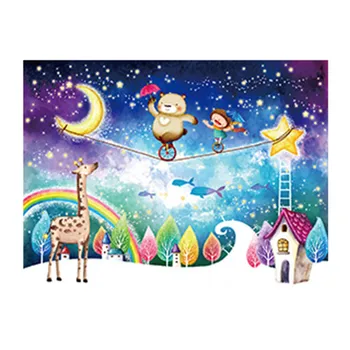 

Parent Child Home Kindergarten Handmade DIY Puzzle Quality Stylish Design Assembled Model Toys Increase Cognitive Skills