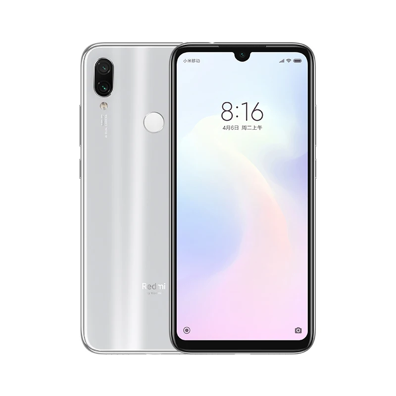 White Смартфон Xiaomi Redmi Note 7 с глобальной прошивкой, 6 ГБ ОЗУ, 64 Гб ПЗУ, Snapdragon 660, экран 6,3 дюйма, задняя камера 48 МП, аккумулятор 4000 мАч - Цвет: White