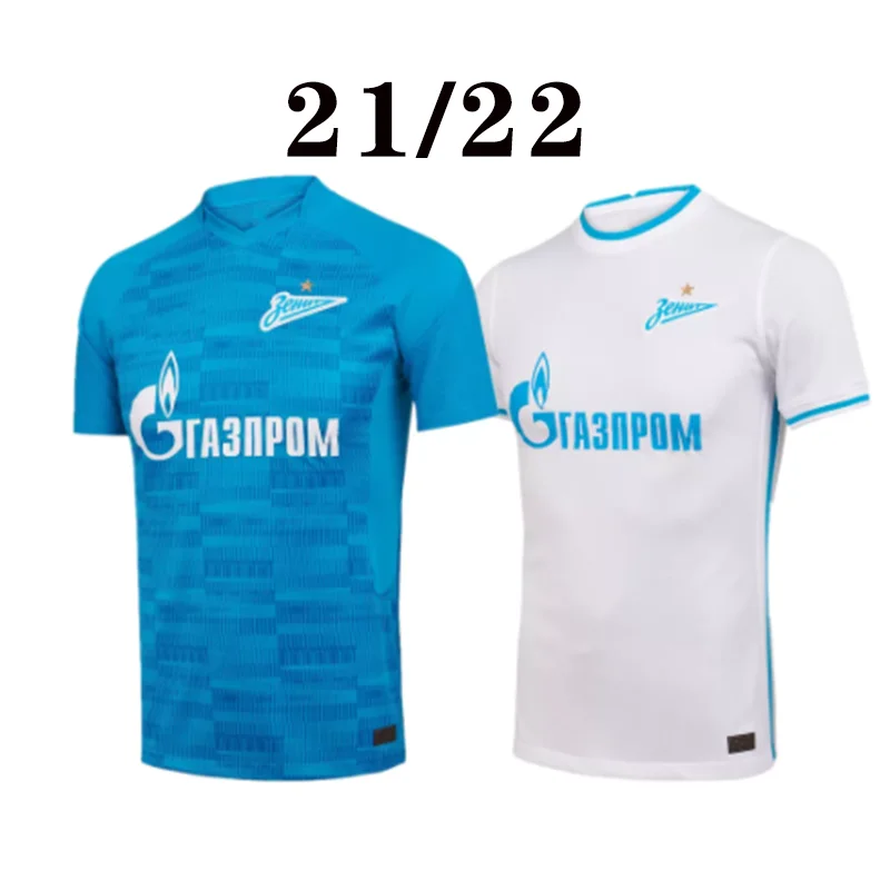 20/21 футбольная майка Zenit 2021 2022 домашняя AZMOUN DZYUBA OZDOEV от KOKORIN Футбольная форма |