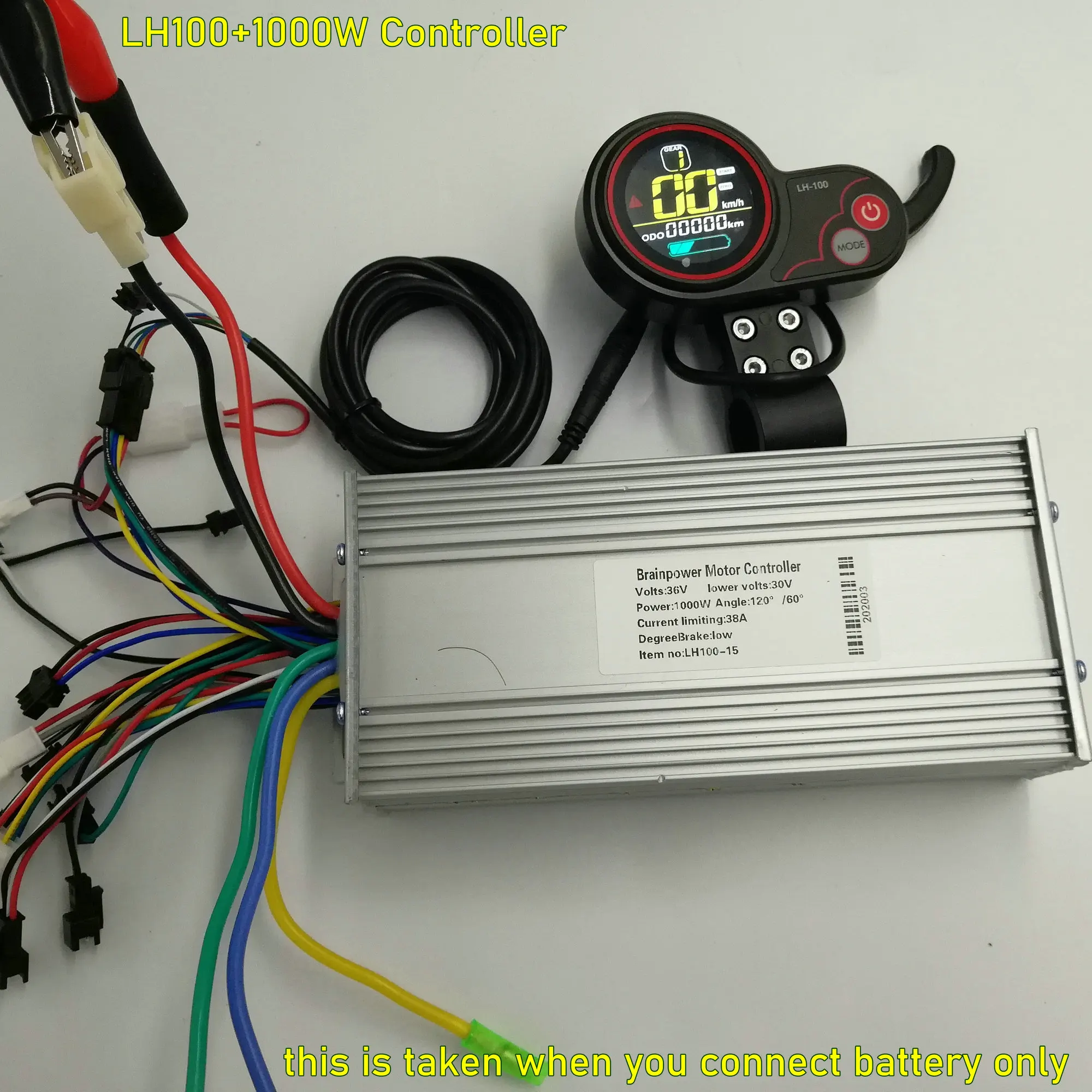 Контроллер BLDC 24v36v48v60v 400W 1200W и ЖК дисплей с переключателем дроссельной заслонки
