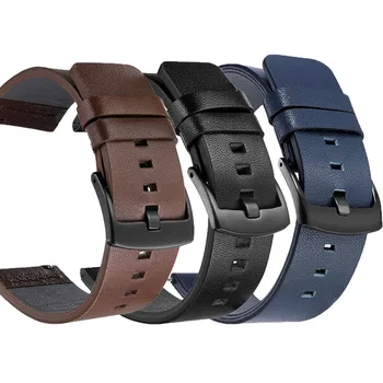 

Unisex Watch Strap Genuine Leather Watch Band For Samsung Galaxy Gear S3 Watchs Sport WatchBand Quick Replace18 20 22 24mm strap