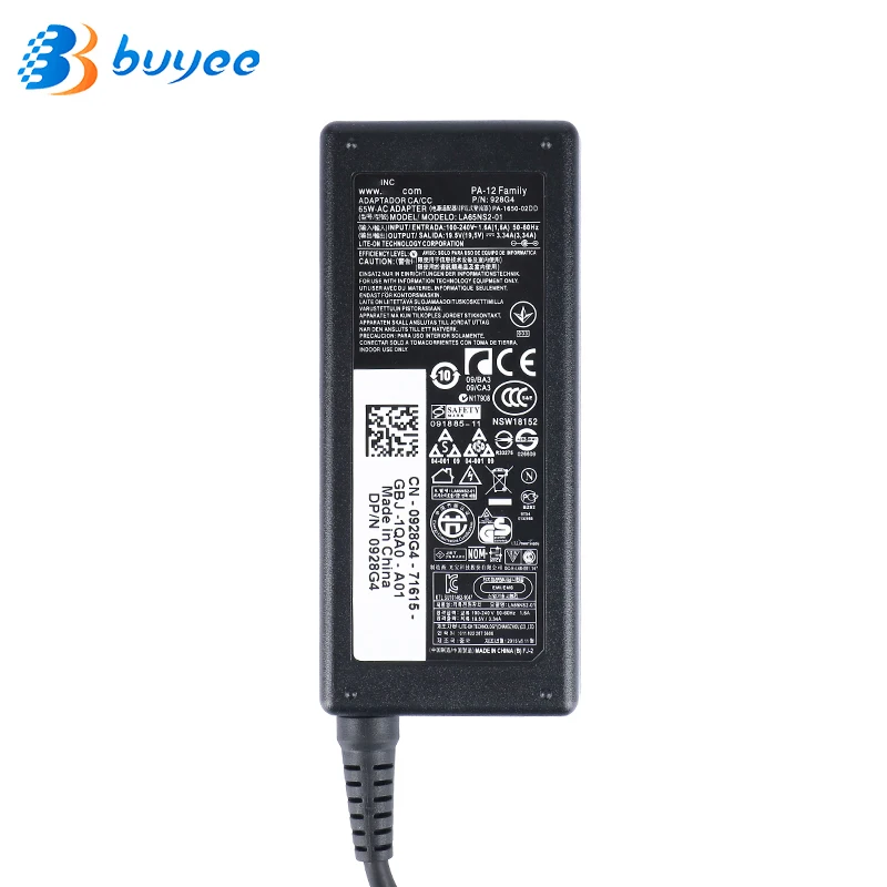 Оригинальный адаптер для ноутбука Φ 0928G4 Dell Precision 06TM1C LA65NS2-01 19 5 V 3.34A 65W | Компьютеры и