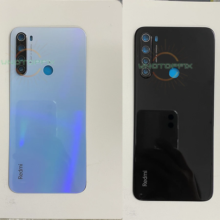 Для Xiaomi Redmi Note 8 Pro крышка батареи Задняя стеклянная панель Дверь Корпус с