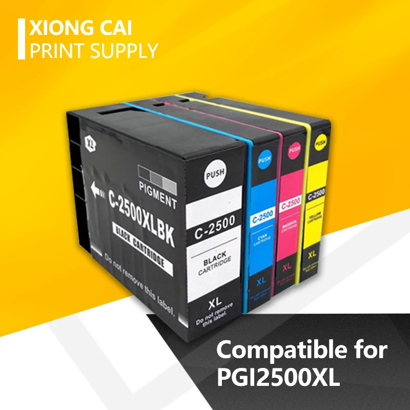 2 комплекта/3 комплекта/1 комплект плюс 1Bk PGI2500XL PGI 2500xl совместимый чернильный