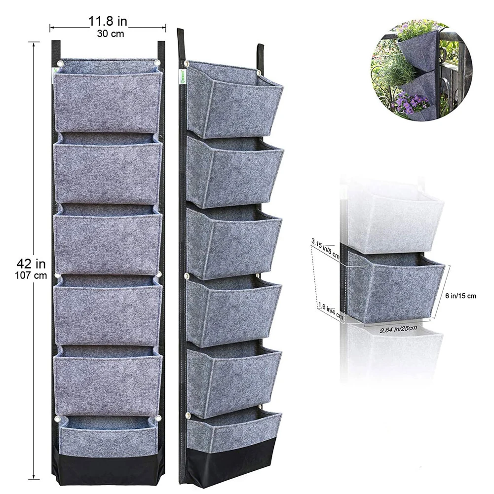 6 Pocket Vertical Planting Bags - Image 5