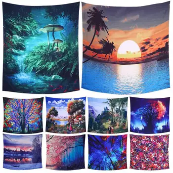 

Decorative tapestry Galaxy Hanging Wall Tapestry Hippie Retro Home Decor Yoga Beach Towel