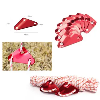 

10m Outdoor Cord Rope High Strength Tent Rope With 2Pcs Large Camping Buckle Outdoor Camping Hiking Accessories