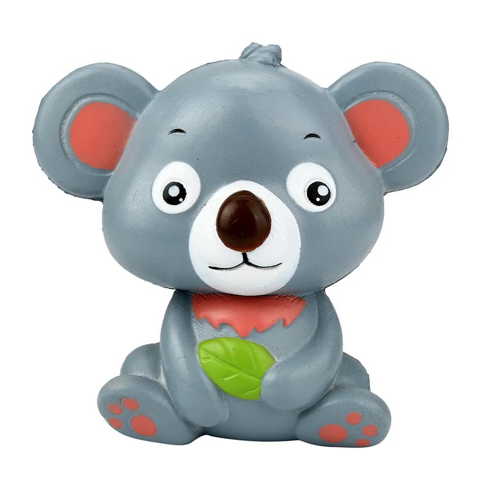 12cm Simulation Cute Koala Cream Scented Toy Slow Rising Squeeze Strap Kid Toys Gift PU антистресс для рук L1223 | Игрушки и