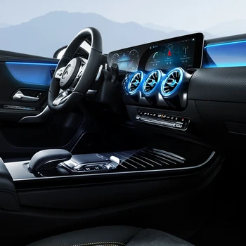 

For Mercedes Benz C Class W205 GLC X253 64color Atmosphere Ambient Light Lamp Dashboard Air Condition Rear Air Vent Outlet Trim