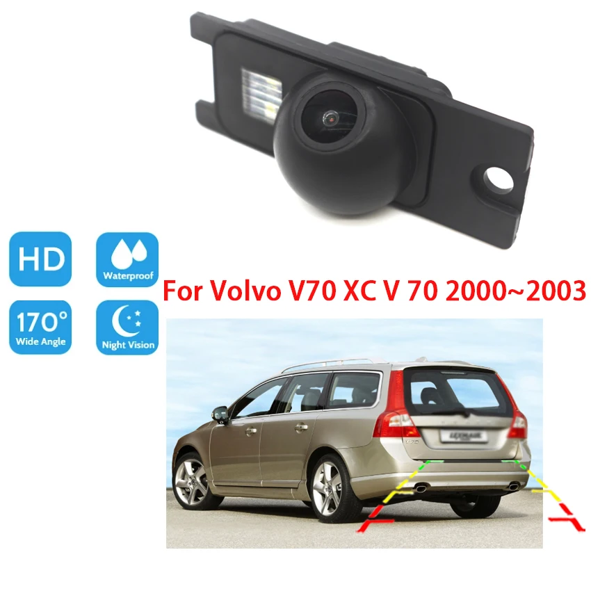Автомобильный Камера для Volvo V70 XC V 70 2000 2001 2002 2003 CCD Full HD Ночное Видение заднего вида