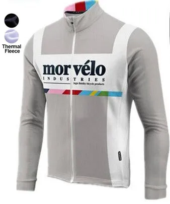 Morvelo мужские зимние термальные флисовые велосипедные Джерси Набор теплая куртка suitMTB Велосипедный спорт велосипедная одежда