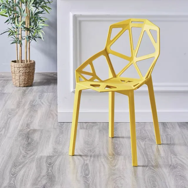 Living Room Furniture Home Chair Light Luxury Plastic Backrest Stool Desk Makeup Leisure Nordic Net Red Dining Modern Minimalist as picture