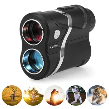 

USB Rechargeable Golf Rangefinder 600m Hunting Range Finder Distance Meter Angle Measuring Tool Monocular Telescope