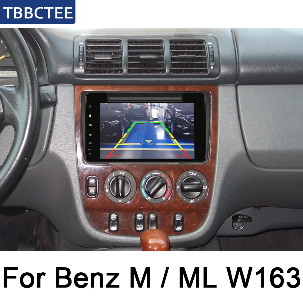 Для Mercedes Benz M/ML W163 1998~ 2002 NTG автомобильный dvd-плеер ips ЖК-экран gps навигация Android система Радио Аудио Видео Стерео