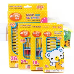 Oil Pastel Set Children's Painting Coloring Crayons Kindergarten Coloring Graffiti Pastello Brushes Student School Art Supplies