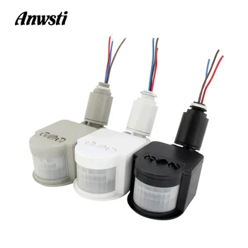 

LED Motion Sensor 220V 110V Automatic Infrared 24V 12V PIR Movement Detector Wall Mount Timer Outdoor 12V Sensor Light Switch