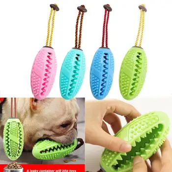 

1Pc Pet Dog Toys Toy Funny Interactive TPR Dog Chew Toy for Dog Tooth Clean Ball Of Food Rubber Toy