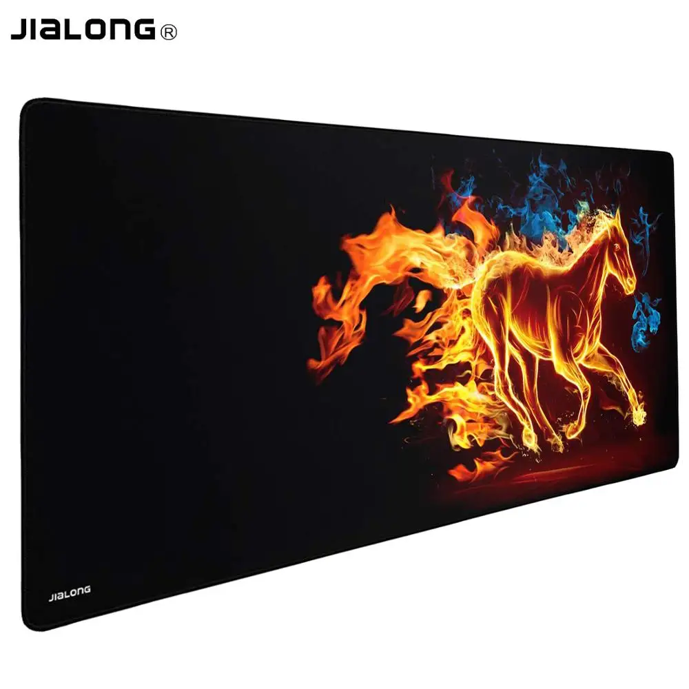 JIALONG игровой коврик для мыши большой XXL 35,4 × 15,75 × 0,12 дюйма толстый расширенный коврик для мыши настольные коврики с гладкой поверхностью ткани