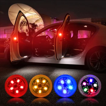 

Universal LED Car Opening Door Safety Warning Anti-collision Lights Magnetic Sensor Strobe Flashing Alarm Lights Parking Lamp