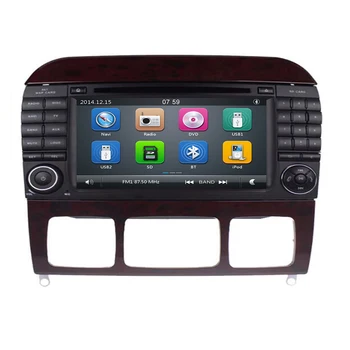 

7"IPS car navigation RDS Radio GPS Map Car DVD Player For Benz W220 S400 S420 S430 W215 CL600