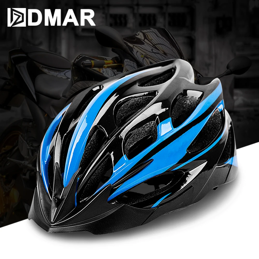 

DMAR Ultralight Bicycle Cycling Helmet EPS+PC Cover MTB Road Bike Helmet Cycling Integrally Molded Helmet Cycling Safely Cap