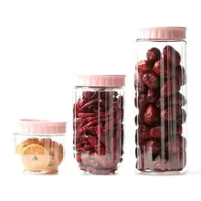 Пластиковая герметичная банка с крышкой контейнер для хранения зерна горшок кухонный ящик для сухой еды овсянка риса