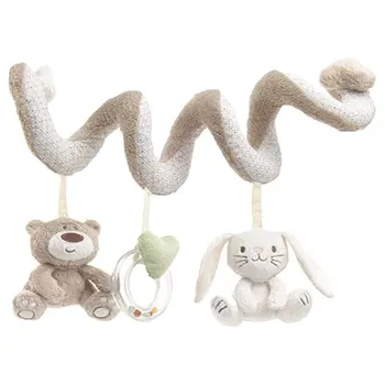 

Baby Bed Wrap Baby Carriage Bed Hanger Bear-shaped Bed Wrap Exquisite Plush Doll Animal-shaped Pendant