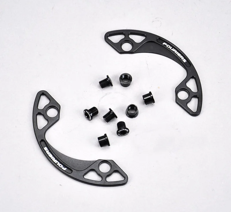 Fouriers Cg Dx002 Cnc Alloy Mtb Bike Bicycle Chain Bash Guard Mount Chainring Guide 30 40t P C D 104mm Bike Crankset Protection Aliexpress Mobile