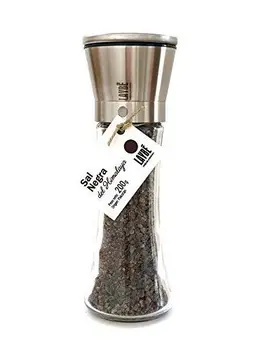 

Sal Negra del Himalaya, molinillo cristal, cerámica y acero inox., 200g