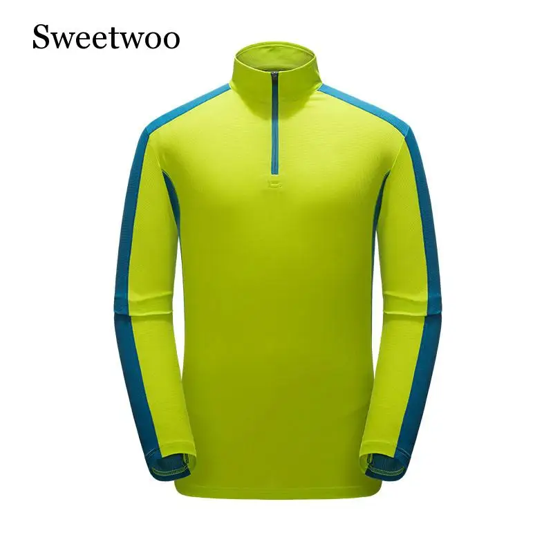 

New 2019 Hot Quick Dry Hiking T-shirt Coolmax High Quality Outdoor Fishing Shirt Men Breathable Sportsweater Quick Dry Clothes