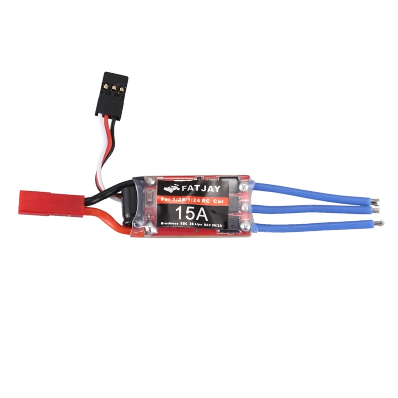 Высокоскоростной контроллер 15A 2S 7 4 V бесщеточный ESC передний и задний тормоз для RC