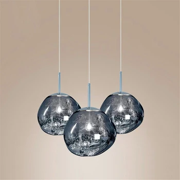 

Nordic Glass Design Lava Pendant Lights Coffee Store Hanglamp Kitchen Villa Duplex Apartment Loft Lighting Home Art Hanging Lamp