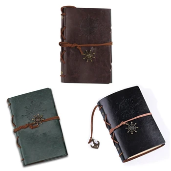 

Creative Retro Travel Loose-Leaf Notebook Pirate Ship Notebook Student Notepad Weekly Daily Planner Study Work Memo Pads Agenda