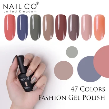 

NAILCO Winter Colors 15ml UV Gel Nail Polish Top Uv Led Gel Nail Art Varnish Hybrid lakiery hybrydowe Soak Off Nails Gel Lacquer